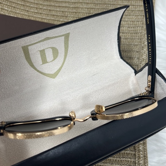 DITA STATESMAN TWO SUNGLASSES DRX-2051-B-T-BLK-Gold-50  50-20-147 - Picture 5 of 12